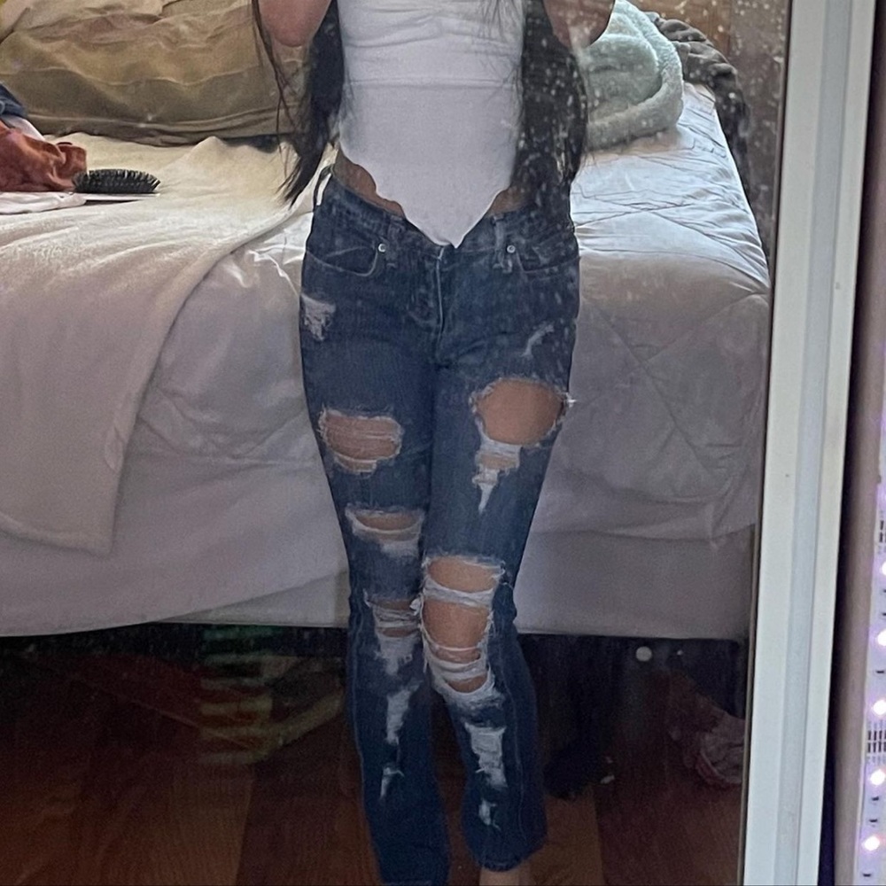 Custom Ripped Skinny Jeans
